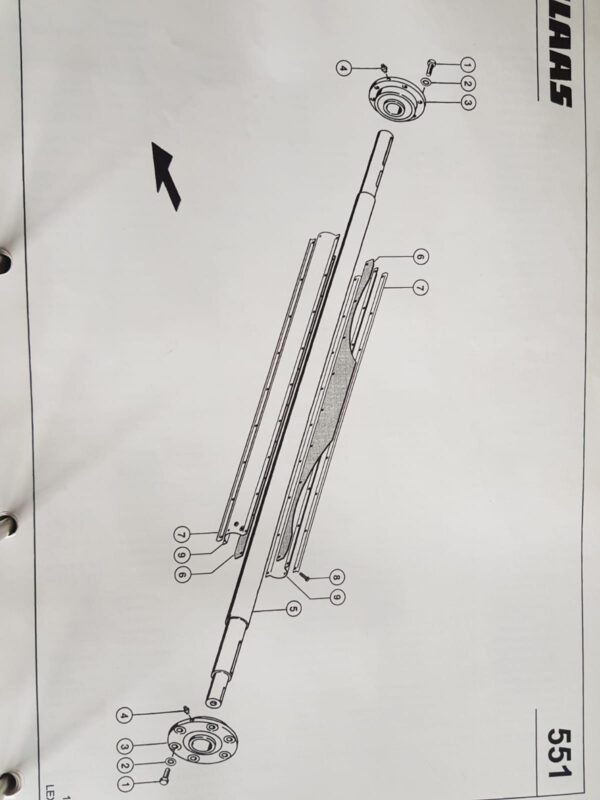 0006674042 Flanschlager Claas Mähdrescher – Bild 3